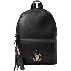 NEW U.S. Polo Assn. Black Backpack